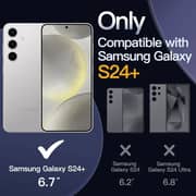 Fitit Clear MagSafe Case for Galaxy S24 Plus – Slim Transparent Magnetic Case with Shockproof Protection