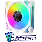 Vtracer ARGB Mirror Ventilator Cooling Fan White