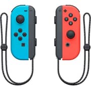 Nintendo Switch Gaming Console 64GB Neon Red/Neon Blue + 3 Assorted Games