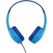 Belkin SoundForm Mini AUD004BTBL Wired Over Ear Kids Headphone Blue