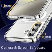 Fitit Clear MagSafe Case for Galaxy S24 – Slim Transparent Magnetic Case with Shockproof Protection