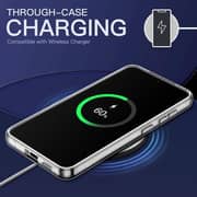 Fitit Clear MagSafe Case for Galaxy S24 – Slim Transparent Magnetic Case with Shockproof Protection