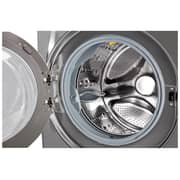 LG 24kg Front Load Washing Machine, Stainless Steel , Steam, 6 Motion DD Motor, ThinQ (Wi-Fi)