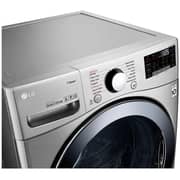 LG 24kg Front Load Washing Machine, Stainless Steel , Steam, 6 Motion DD Motor, ThinQ (Wi-Fi)