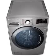 LG 24kg Front Load Washing Machine, Stainless Steel , Steam, 6 Motion DD Motor, ThinQ (Wi-Fi)