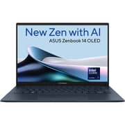Asus Zenbook 14 OLED Laptop - 1st Series / Intel Core Ultra 7 - 155H / 14inch 3K OLED / 1TB SSD / 16GB RAM / Intel Arc Graphics / Win11 Home / Blue / English & Arabic Keyboard - ‎UX3405MA-OLEDU7B
