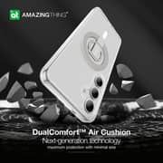 Amazing Things Mag Grip Case Clear Galaxy S24 Plus