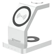 Xpower 3-in-1 Magnetic Wireless Charger White