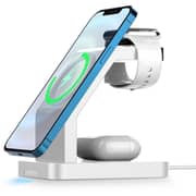 Xpower 3-in-1 Magnetic Wireless Charger White