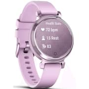 Garmin 010-02839-01 Lily 2 Smartwatch Metallic Lilac With Lilac Silicone Band