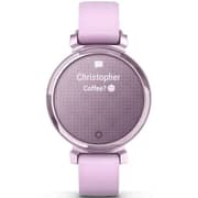 Garmin 010-02839-01 Lily 2 Smartwatch Metallic Lilac With Lilac Silicone Band