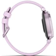 Garmin 010-02839-01 Lily 2 Smartwatch Metallic Lilac With Lilac Silicone Band