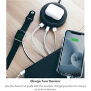 Mophie 3-in-1 Wireless Charger Black