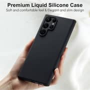 Protect Silicon Magnetic Case With Screen Protector Black Samsung Galaxy S24 Ultra