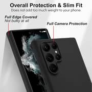 Protect Silicon Magnetic Case With Screen Protector Black Samsung Galaxy S24 Ultra