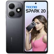 Tecno Spark 20 256GB Gravity Black 4G Smartphone