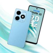 Tecno Spark 20 256GB Magic Skin 2.0 Blue 4G Smartphone
