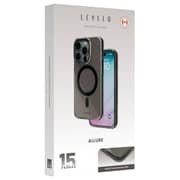 Levelo Allure PC Hard Case Smoke Clear iPhone 15 Pro Max