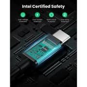 Ugreen USB-C 100WPD 40gbps Thunderbolt 4 Cable 0.8m Black