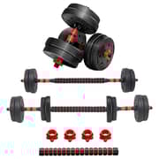 Sparnod Fitness 2-in-1 Dumbbells/Barbells Set 10kg SCD-10