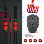 Sparnod Fitness 2-in-1 Dumbbells/Barbells Set 10kg SCD-10