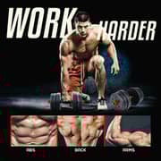 Sparnod Fitness 2-in-1 Dumbbells/Barbells Set 15kg SCD-15