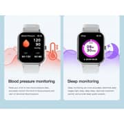DCU Curved Glass Pro 46.5mm HD Display Smartwatch, Black