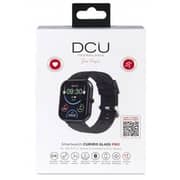 DCU Curved Glass Pro 46.5mm HD Display Smartwatch, Black