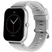 DCU Curved Glass Pro 46.5mm HD Display Smartwatch, Silver
