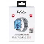 DCU Curved Glass Pro 46.5mm HD Display Smartwatch, Silver