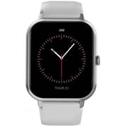 DCU Curved Glass Pro 46.5mm HD Display Smartwatch, Silver