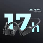 Sound Peats Runfree Lite Wireless On Ear Sports Headset Black