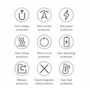 Baseus Power Bank 10000mAh With Micro USB Cable White PPBD050502