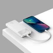 Baseus Power Bank 10000mAh With Micro USB Cable White PPBD050502