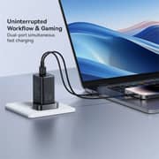 Baseus GaN5 Pro Type-C + USB-A Fast Charging Adapter 1m Black