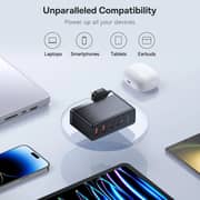 Baseus GaN5 Pro Type C And USB-A Wall Charger 1m Black