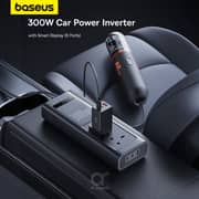 Baseus C00337607117Z1.BK 5 Ports Fast Charging Car Power Inverter 300W