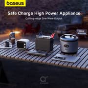 Baseus C00337607117Z1.BK 5 Ports Fast Charging Car Power Inverter 300W