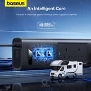 Baseus C00337607117Z1.BK 5 Ports Fast Charging Car Power Inverter 300W