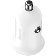 Baseus Grain Pro Car Charger White