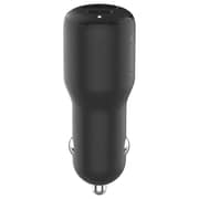 Belkin BoostCharge Dual Port Car Charger Black