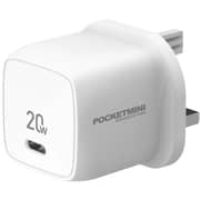 Pawa Pocket Mini Travel Charger White