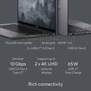 Asus Zenbook 14 OLED (2023) Laptop - AMD Ryzen 5-7530U / 14inch 2.8K / 512GB SSD / 8GB RAM / Shared AMD Radeon Graphics / Windows 11 Home / Jade Black - [UM3402YA-KM393W]