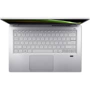 Acer Swift 3 (2021) Laptop - AMD Ryzen 7-5700U / 14inch FHD / 512GB SSD / 16GB RAM / Shared AMD Radeon Graphics / Windows 11 Home / English & Arabic Keyboard / Pure Silver / Middle East Version - [SF314-43-R2AD]
