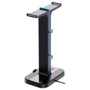 Havit RGB Gaming Dual Headset Stand Black