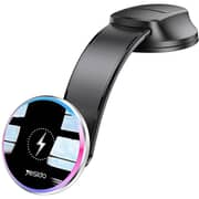 Yesido Magnetic Suction Wireless Car Charging Holder Black