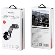 Yesido Magnetic Suction Wireless Car Charging Holder Black