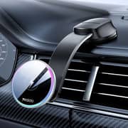 Yesido Magnetic Suction Wireless Car Charging Holder Black