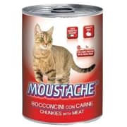 Moustache Cats Chunk Meat Wet Food 415g (Pack of 1pc)