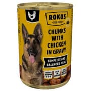 روكوس طعام رطب للكلاب بالدجاج 415 جرام (عبوة من قطعة واحدة)